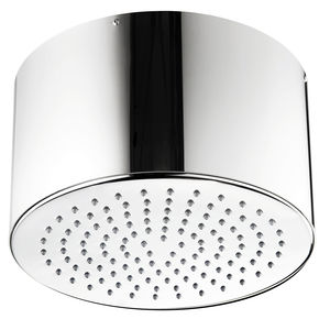 ceiling-mounted shower head / round / rain