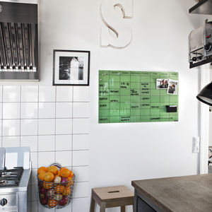 magnetic board / wall-mounted / glass