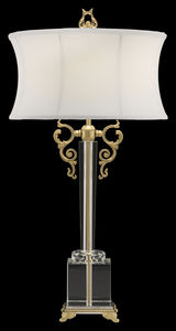 table lamp / traditional / metal / halogen