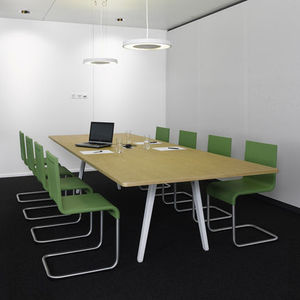 conference table / rectangular / contemporary / wooden