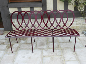 indoor bench / original design / metal
