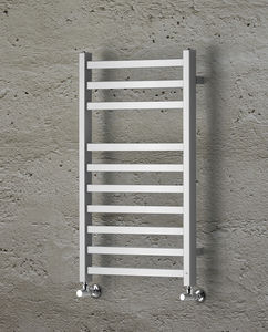 hot water towel radiator / metal / contemporary / vertical