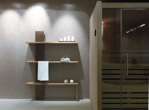 hot water radiator / metal / original design / wall-mounted