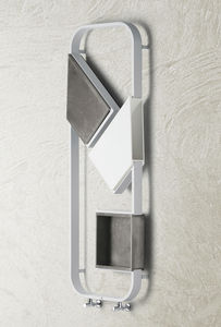 hot water radiator / metal / original design / vertical