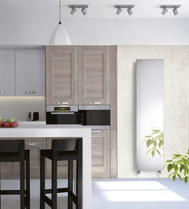 hot water radiator / metal / contemporary / vertical