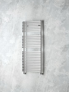 hot water towel radiator / metal / chrome / contemporary