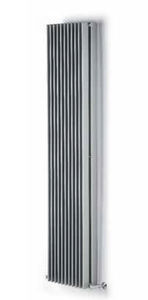 hot water radiator / metal / contemporary / vertical