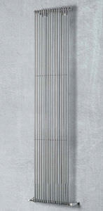 hot water radiator / metal / chrome / contemporary