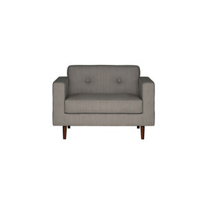 contemporary armchair / fabric / contract