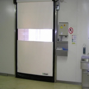 roll-up industrial doors / PVC / rapid