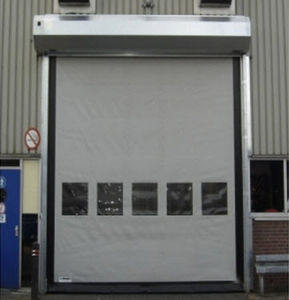 roll-up industrial doors / PVC / automatic / rapid