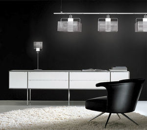 LED track light / square / aluminum / commercial