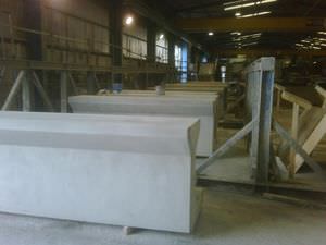 prefab beam / rectangular / T / for floors