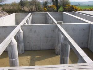 water storage tank / prefab / in-ground / concrete