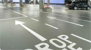 methacrylate flooring / smooth / concrete look / high-resistance