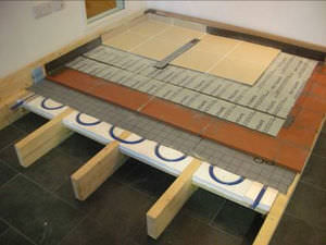 hot water underfloor heating / residential