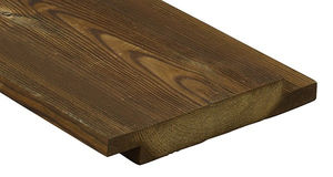 hardwood cladding / smooth / strip / FSC-certified
