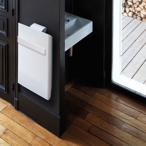 electric towel radiator / steel / contemporary / bathroom