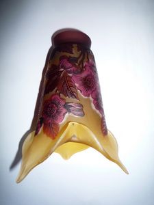 Art Deco style lampshade / Murano glass