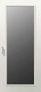 swing door / wooden / glazed
