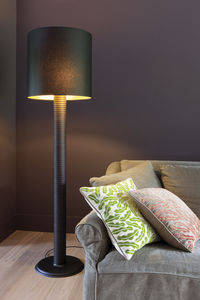 floor-standing lamp / contemporary / fabric