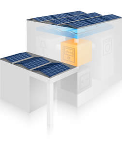 tiled roof mounting system / on-roof / for PV applications