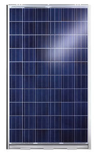 polycrystalline PV solar panel / glass-glass / aluminum / for roofs