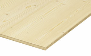 wooden structural panel / solid / engineered / three-ply