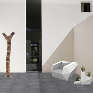 engineered stone paving slab / for public spaces
