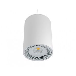pendant downlight / LED / round / aluminum