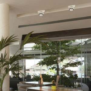 LED track lights / round / aluminum / commercial
