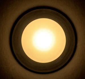recessed wall spotlight / indoor / LED / round