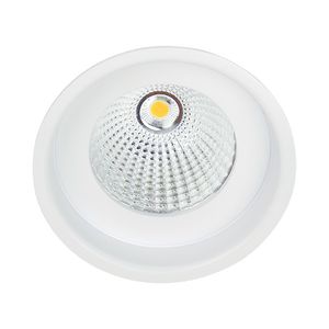 recessed downlight / LED / round / aluminum