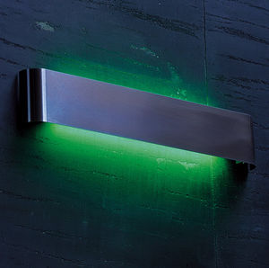 contemporary wall light / extruded aluminum / LED / fluorescent