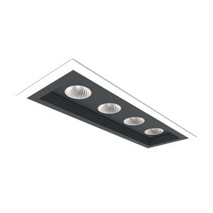 recessed downlight / LED / linear / aluminum