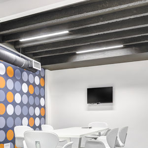 surface mounted light fixture / LED / fluorescent / linear