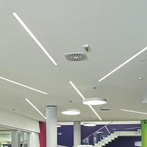 recessed ceiling light fixture / LED / fluorescent / linear
