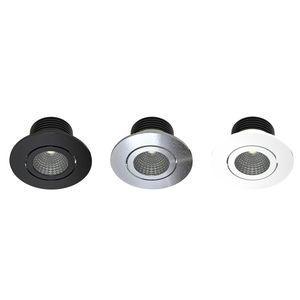 recessed downlight / LED / round / aluminum