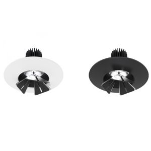 recessed ceiling downlight / LED / round / aluminum