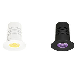 recessed ceiling downlight / LED / round / anodized aluminum
