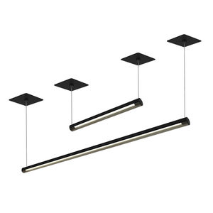 hanging light fixture / LED / linear / aluminum