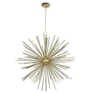pendant lamp / contemporary / brass / handmade