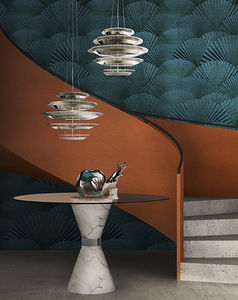 original design chandelier / brass / gold-plated brass / LED
