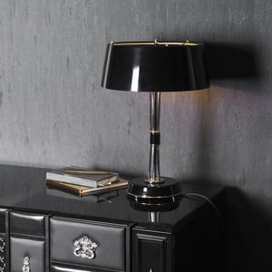 table lamp / contemporary / aluminum / brass