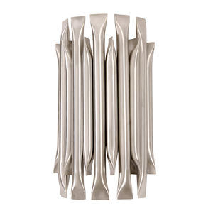 contemporary wall light / aluminum / brass / fluorescent