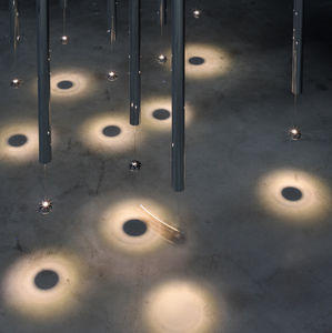 pendant lamp / contemporary / brass / LED
