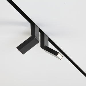 LED track lights / rectangular / aluminum / commercial