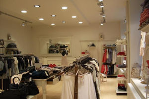 recessed downlight / fluorescent / round