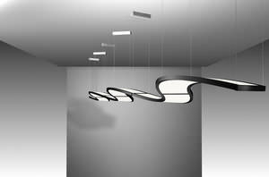 pendant lamp / original design / aluminum / LED