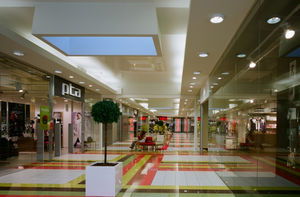 surface mounted downlight / fluorescent / round